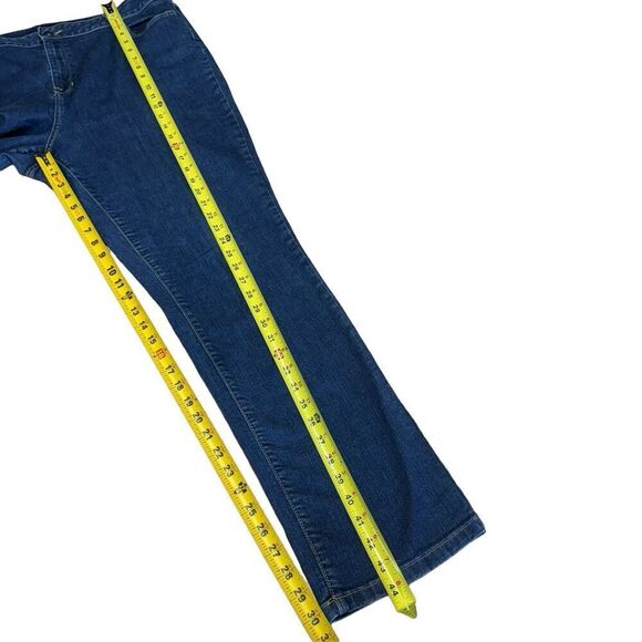 LL Bean Classic Fit Medium Tall Blue Jeans Sz 20 284078 Stretch Comfort - Picture 4 of 9